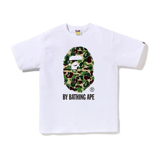 BAPE ABC Camo By Bathing Ape Tee White Green