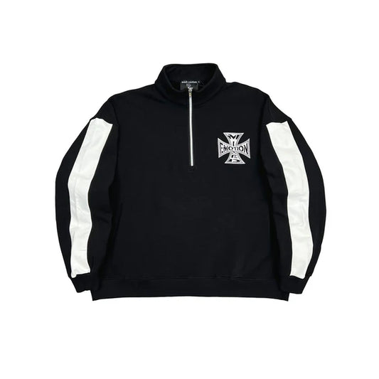 ME Black Quarter Hoodie