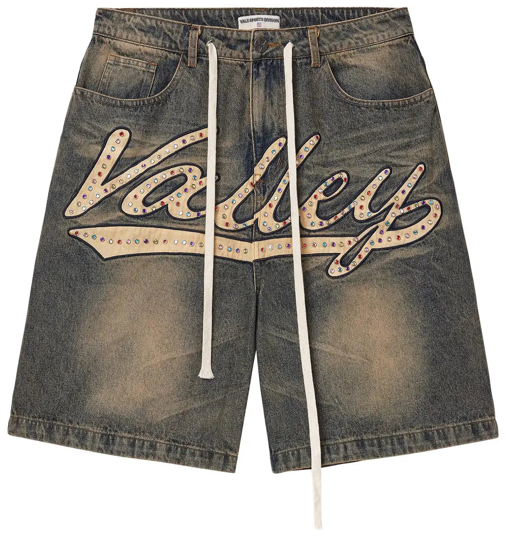 Vale Skittles Jorts Mid Blue