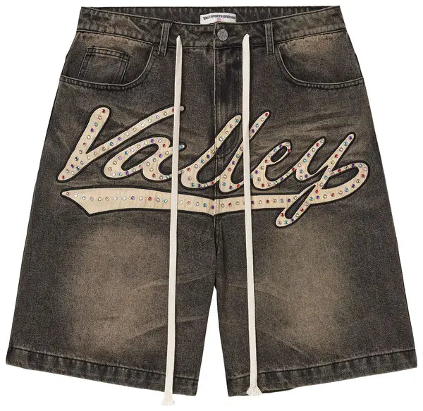 Vale Skittles Jorts Black Washed