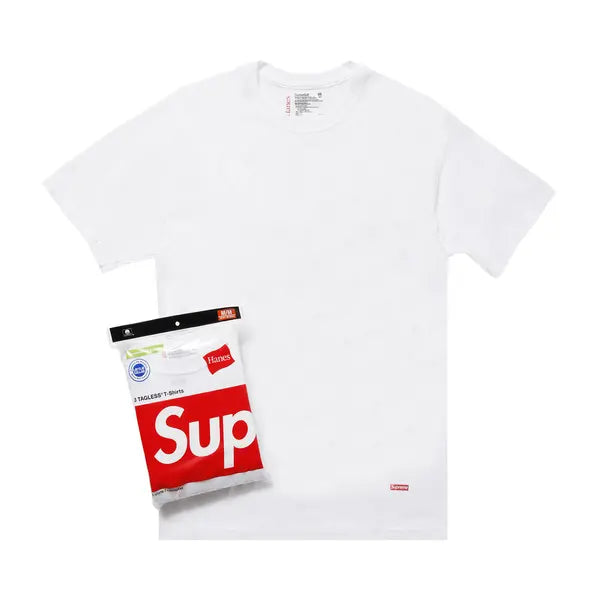 Supreme Hanes Tees (3 Pack) White