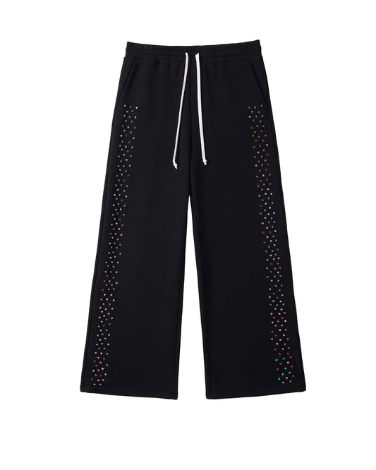 Cactus Valley Crystal Cactus Sweats Black