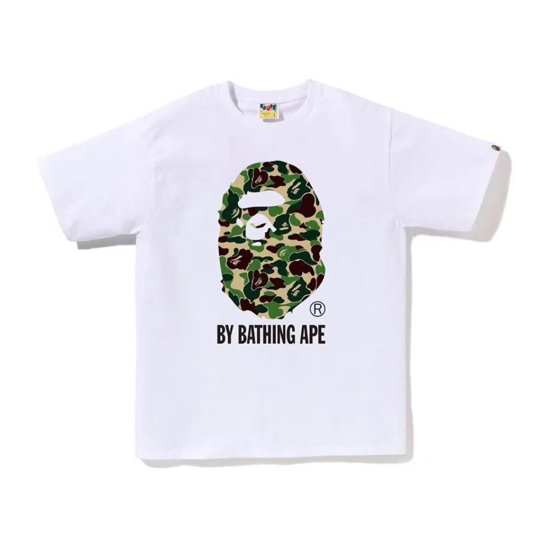 BAPE ABC Camo By Bathing Ape Tee White Green
