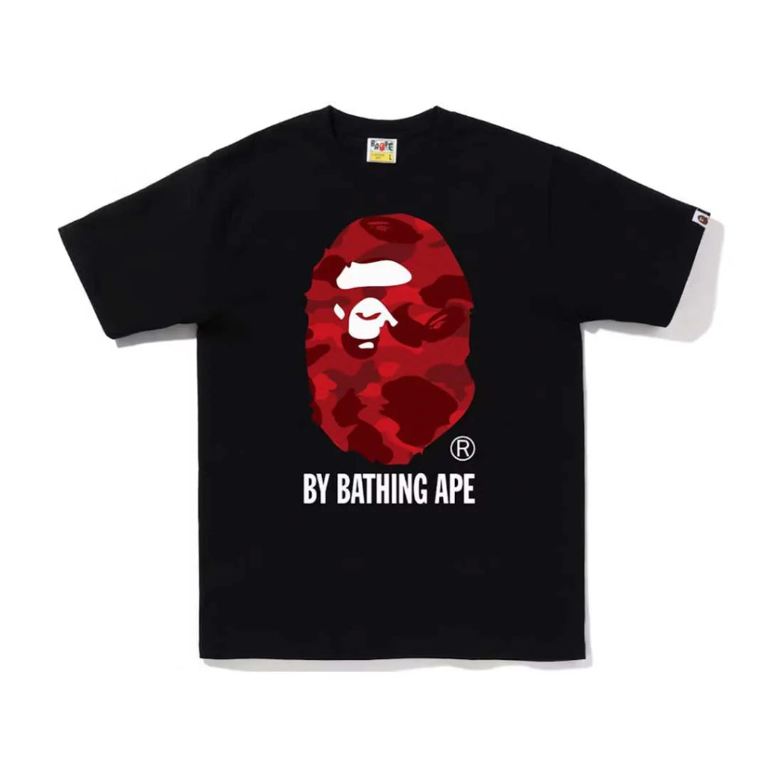 BAPE Camo By Bathing Ape Tee Black Red