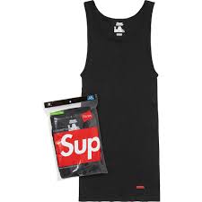 Supreme Hanes Tanks (3 pack) Black