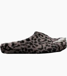 Bravest Dark Leopard Claw Mules