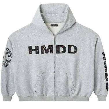 HMDD Chimstone Zipup Hoodie Grey